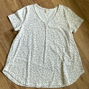 Women’s cheetah print shirt